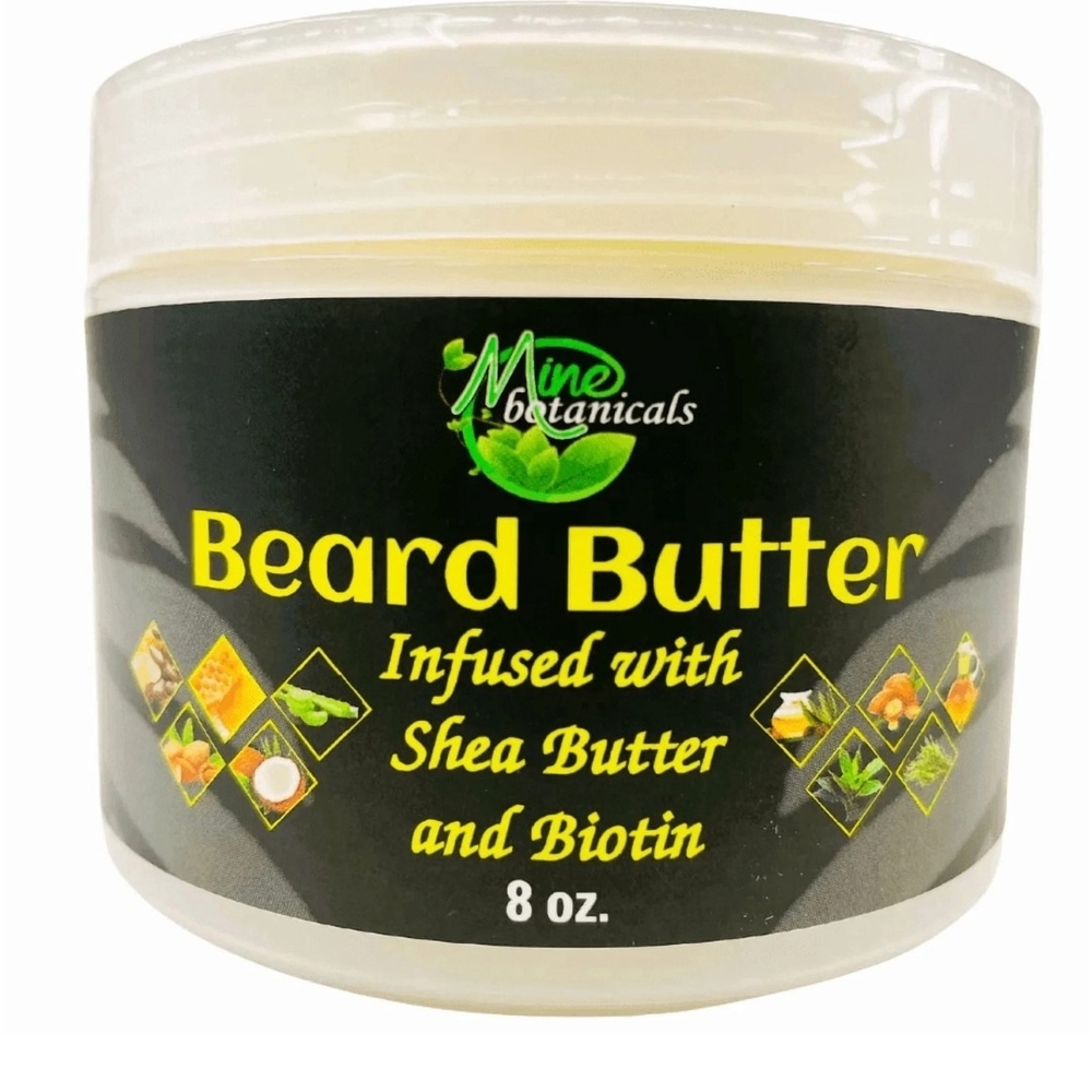 Mine Botanicals Beard Butter - Shea Butter & Biotin (8 oz)